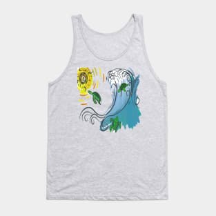 Three Little Turtles Tank Top